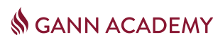 Gann Academy with Flame logo